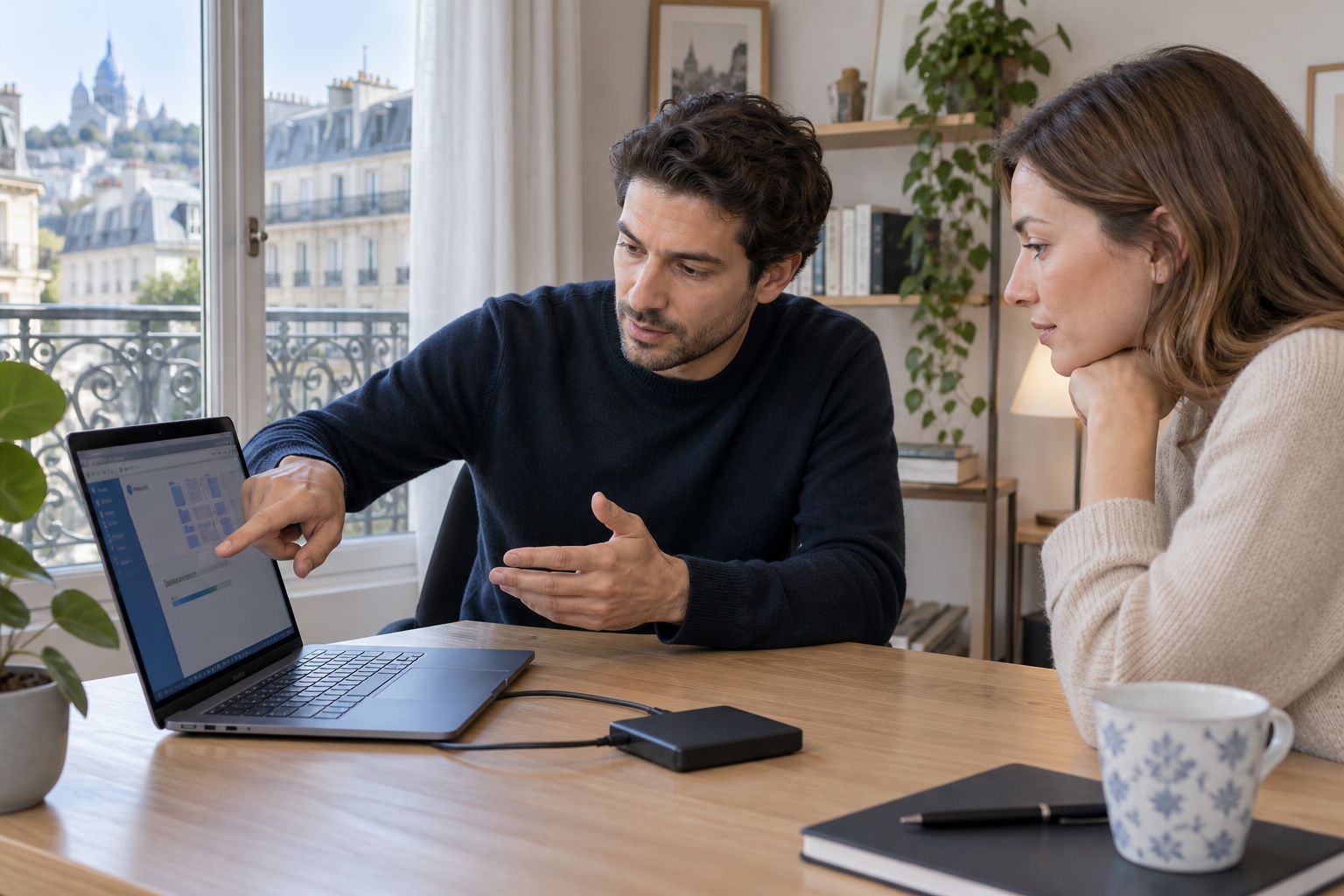 Assistance Mac Paris 16e : technicien Help-Tech chez un client